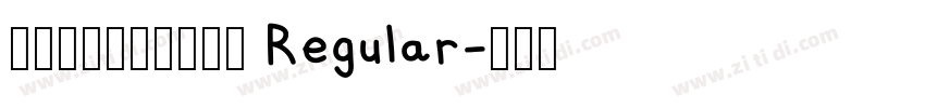 1234567890 Regular字体转换